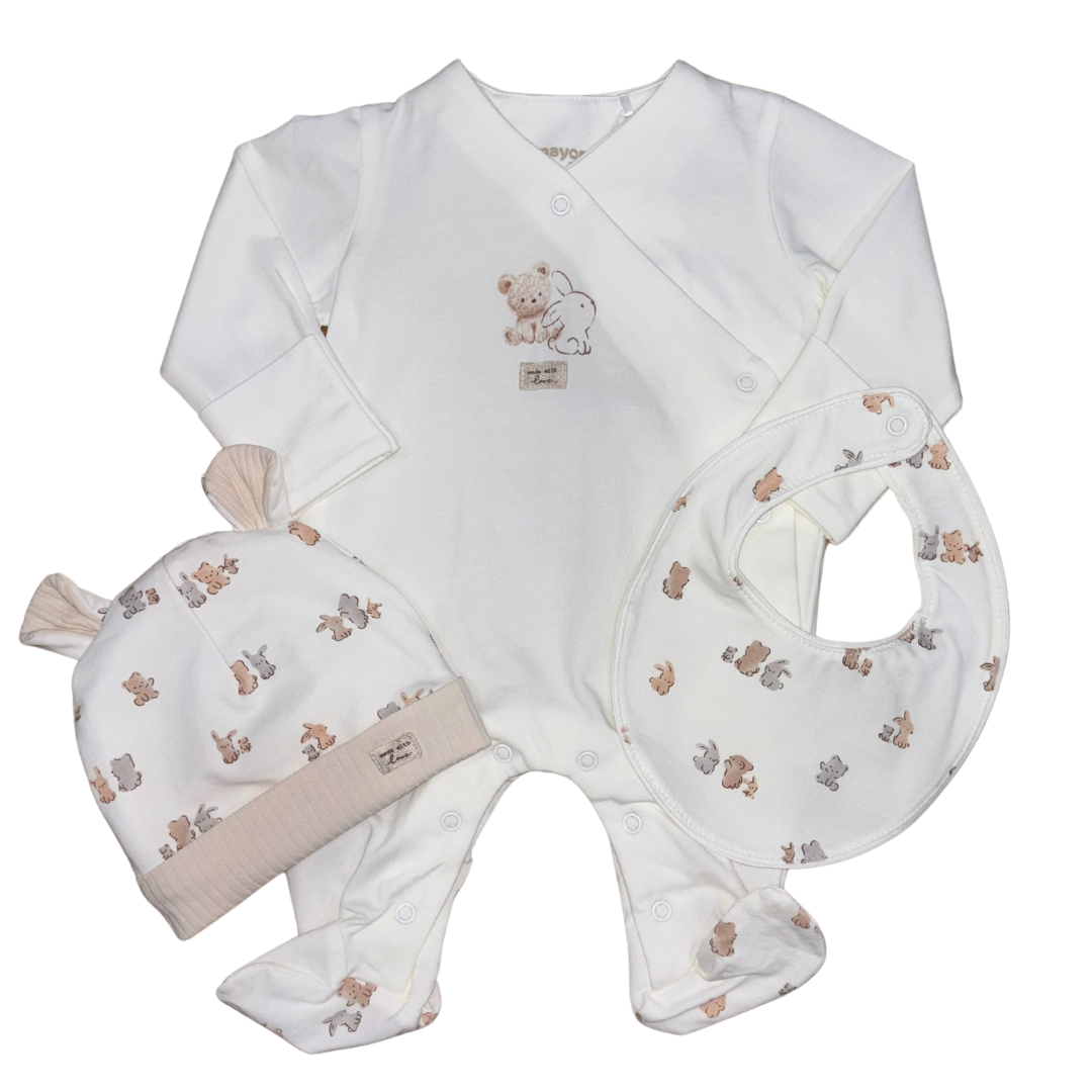 Sweet Animal Footie Set