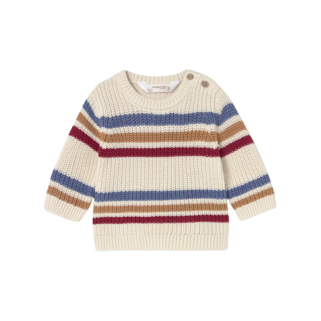 Fall Striped Knit Sweater