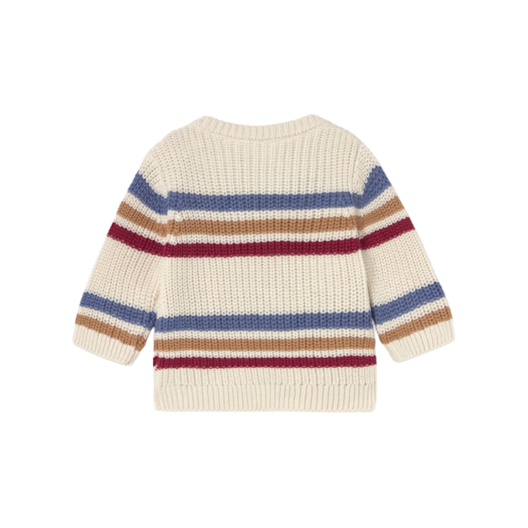 Fall Striped Knit Sweater