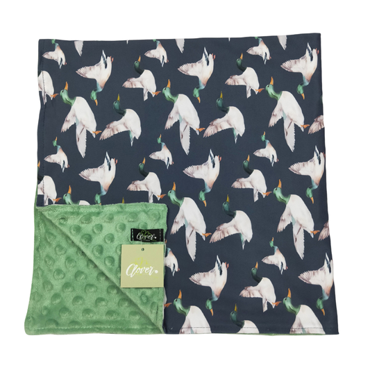 Navy Mallard Blanket
