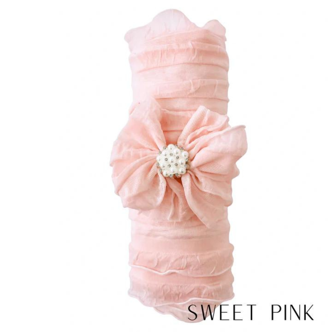 Rockin Royalty Ruffled Swaddle with Bow