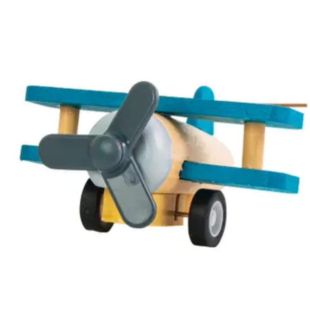 Wooden Pull Back Glider Plane