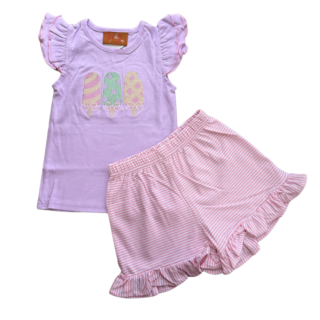 Popsicle Girls Short Set