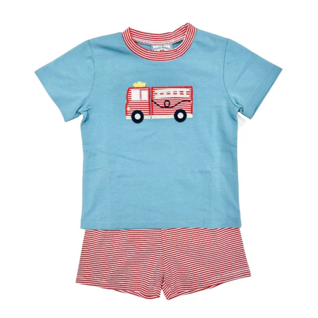 Firetruck Short Set