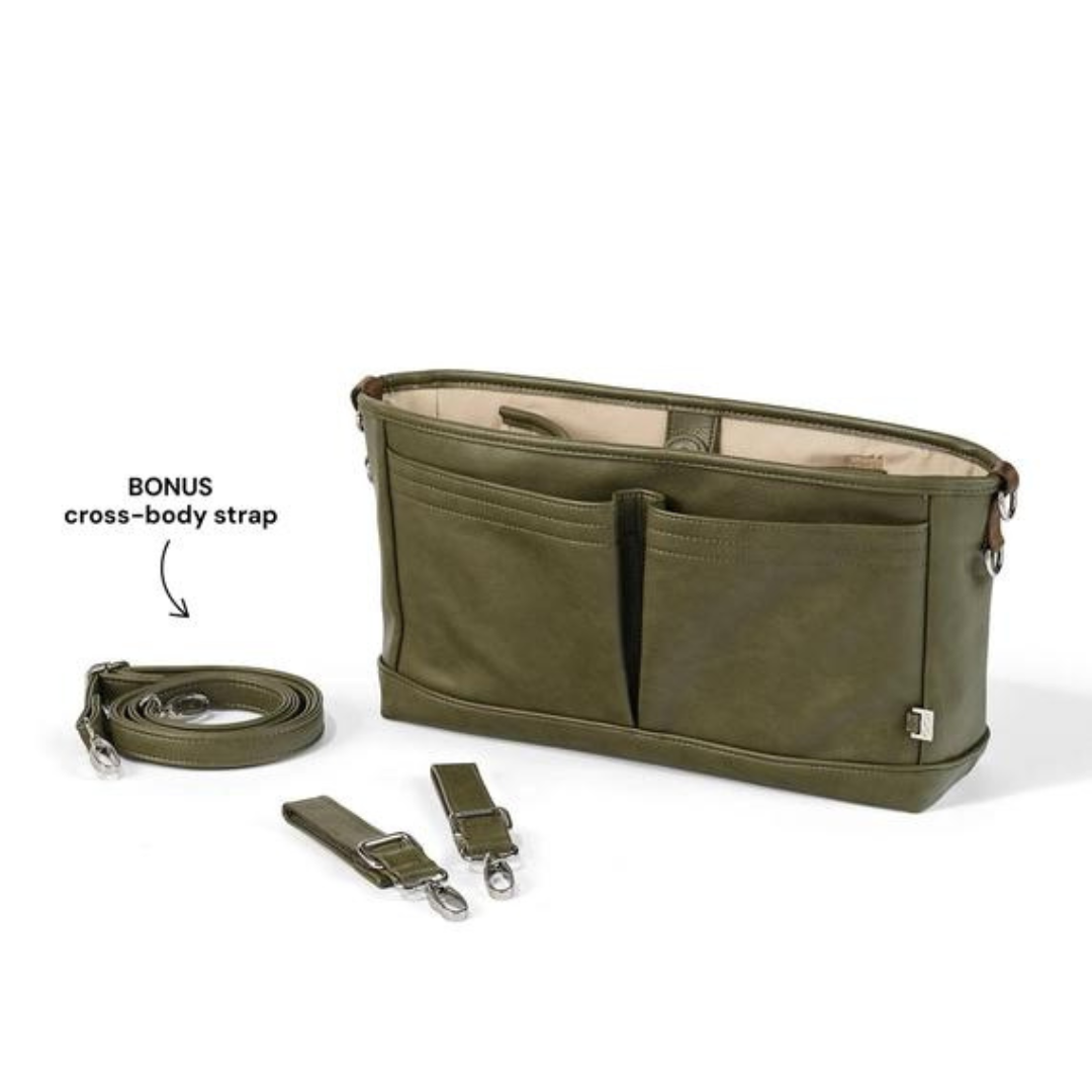 Faux Leather Stroller Organizer/Pram Caddy