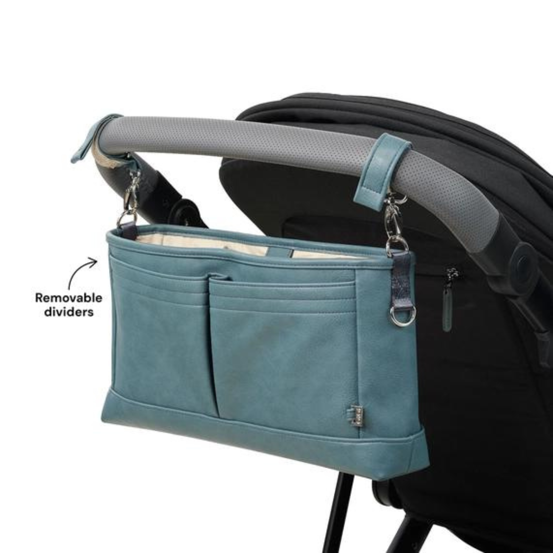 Faux Leather Stroller Organizer/Pram Caddy