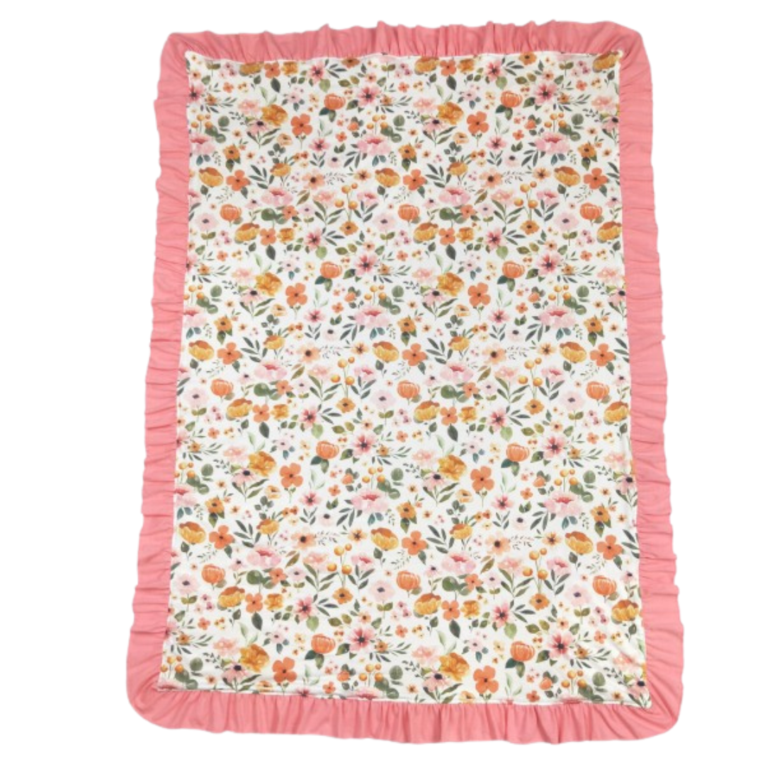 Floral Wispy Blanket