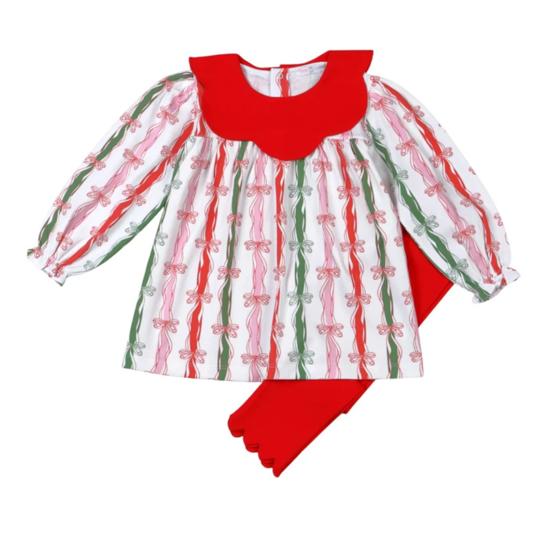 Christmas in Bows Scallop Set