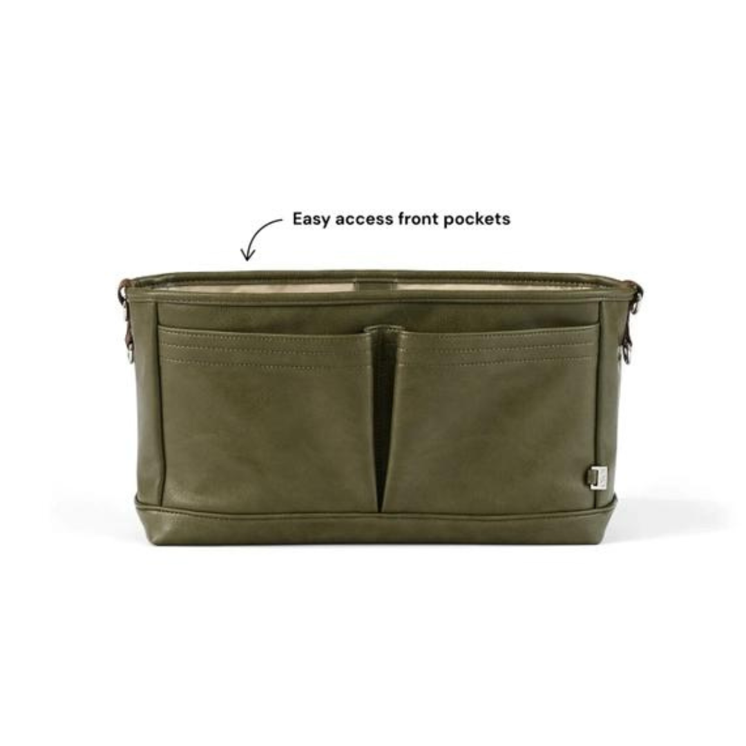Faux Leather Stroller Organizer/Pram Caddy