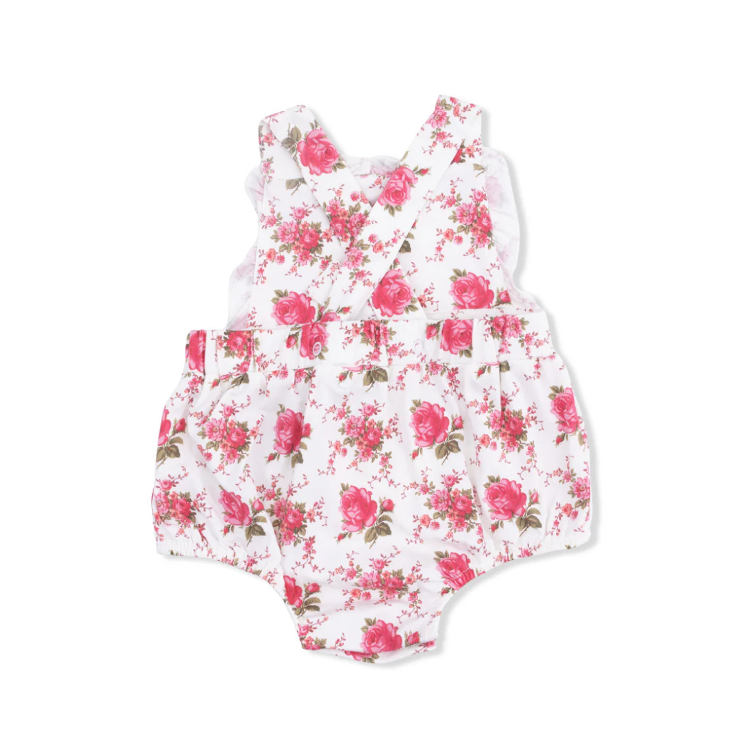 Elegant Roses Ruffle Bubble