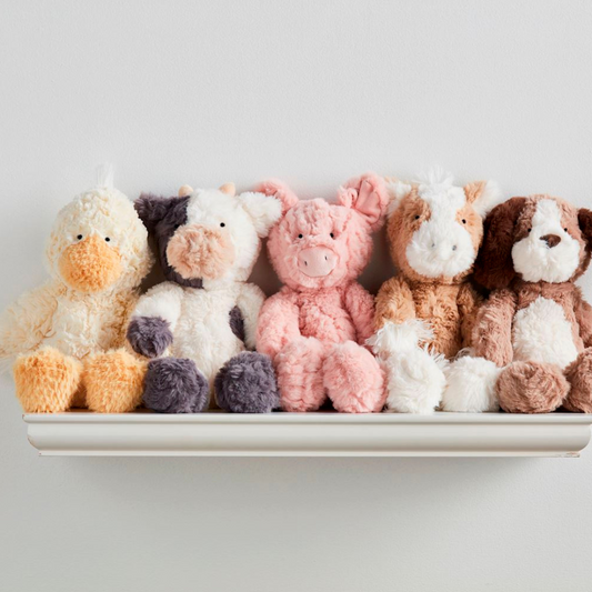 Farm Animals Plush Sitters