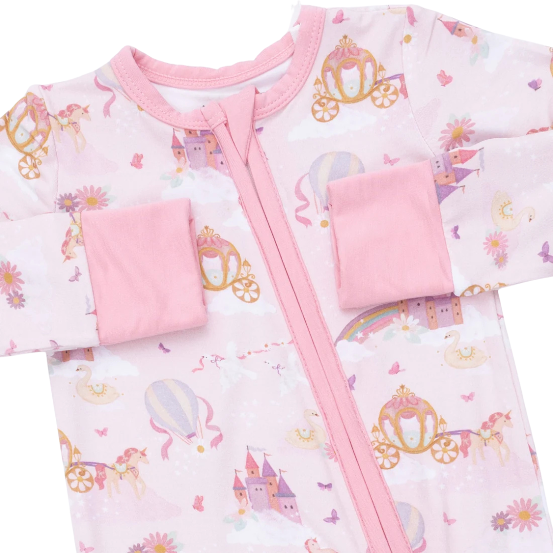 Princess Unicorns & Castle Convertible Zippy