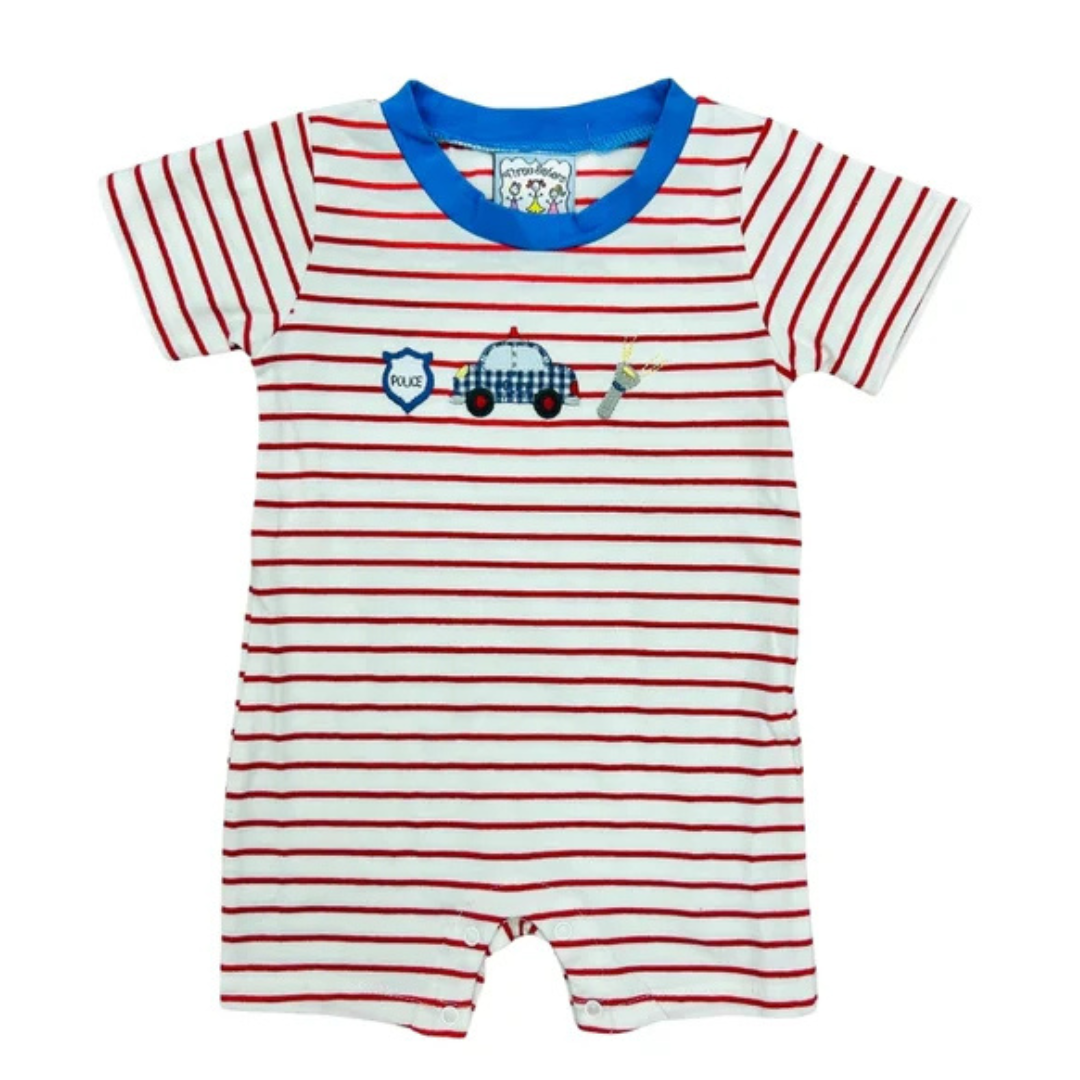 Police Applique Romper