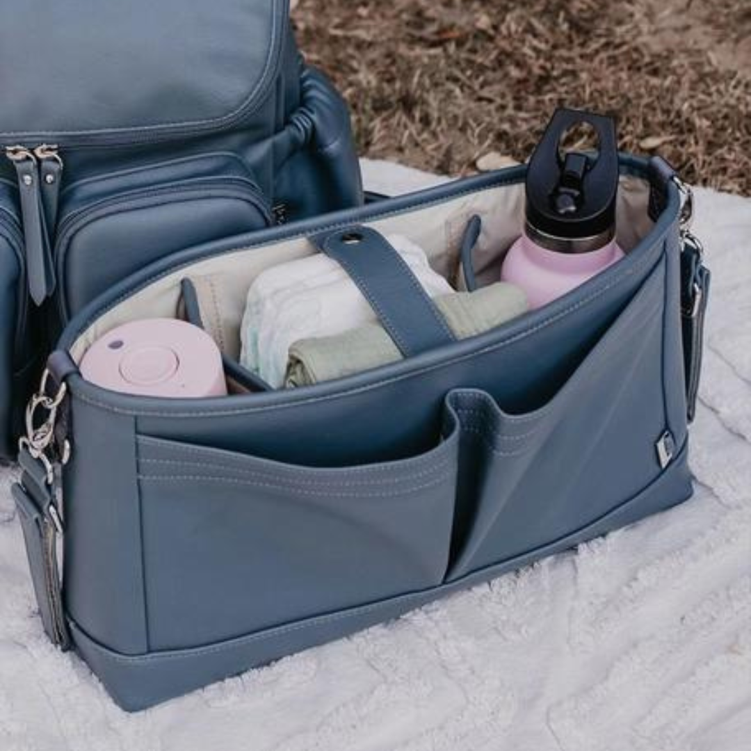 Faux Leather Stroller Organizer/Pram Caddy