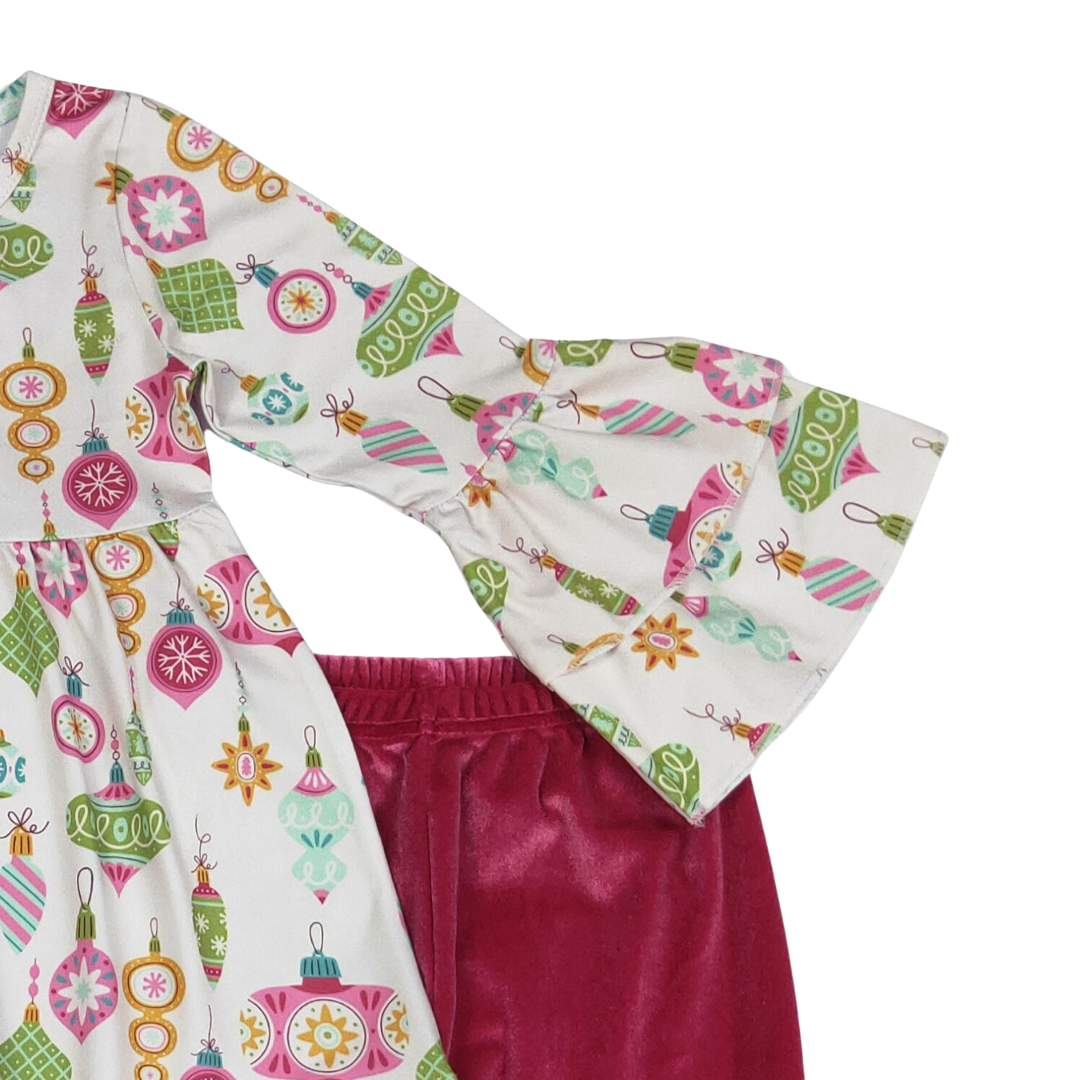 Pink Ornament Girls Set