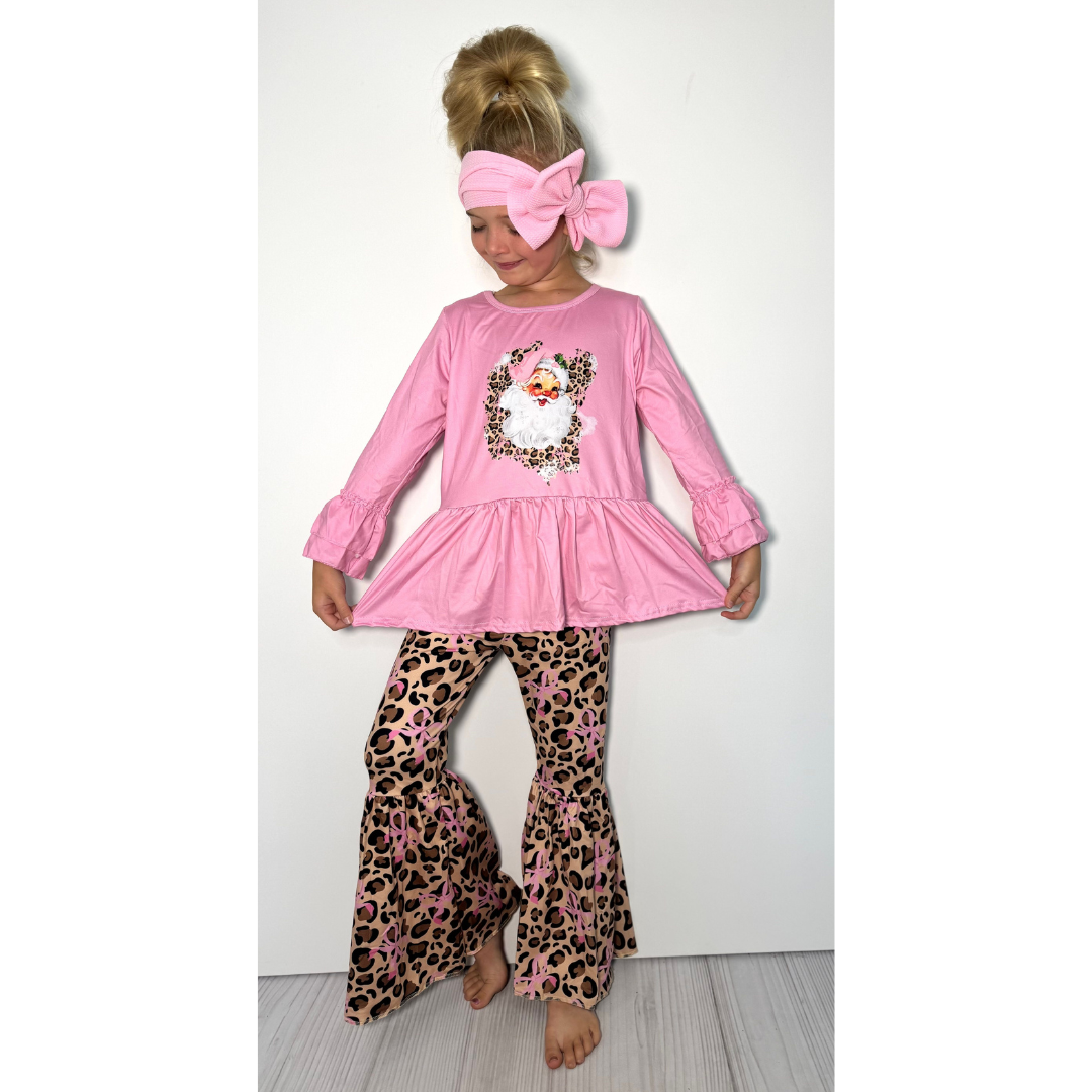 Pink Leopard Girls Set