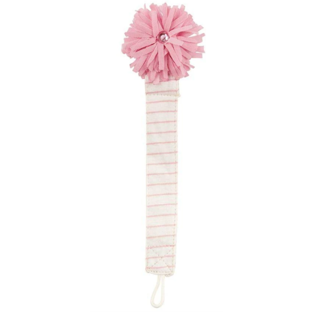 Pink Chiffon Paci Clip