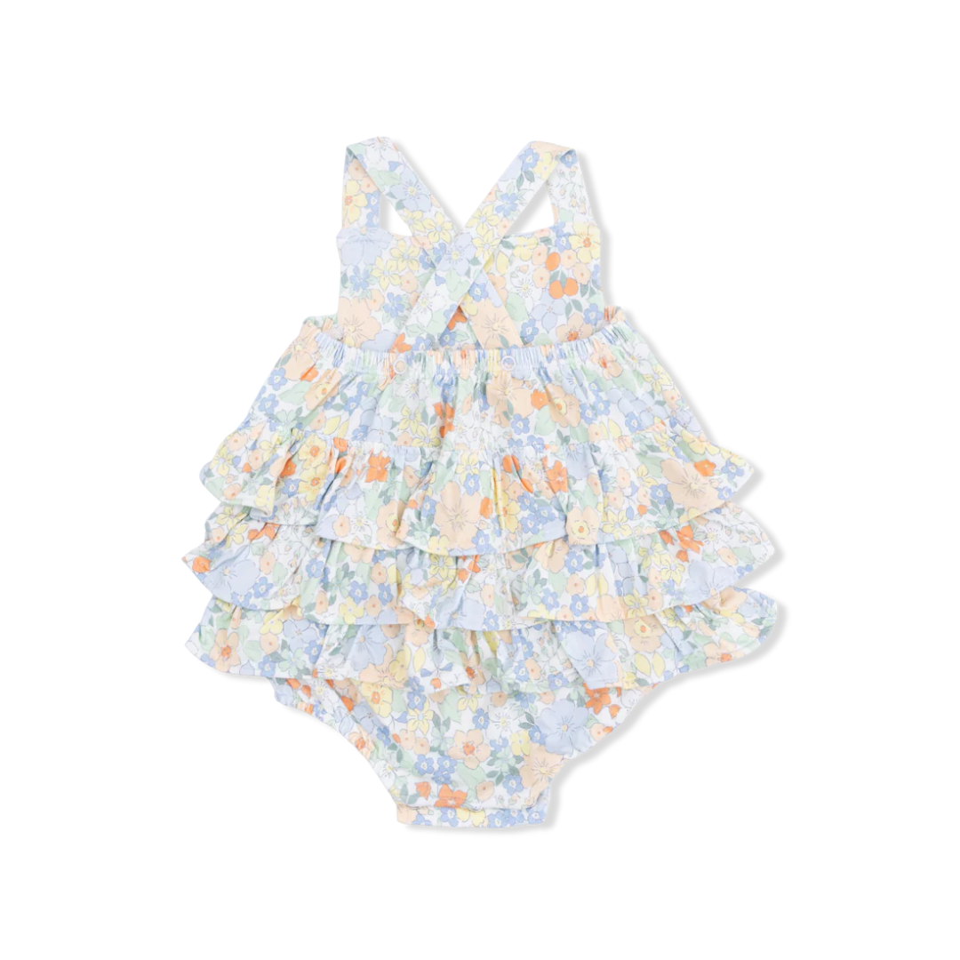 Georgia Floral Ruffle Sunsuit