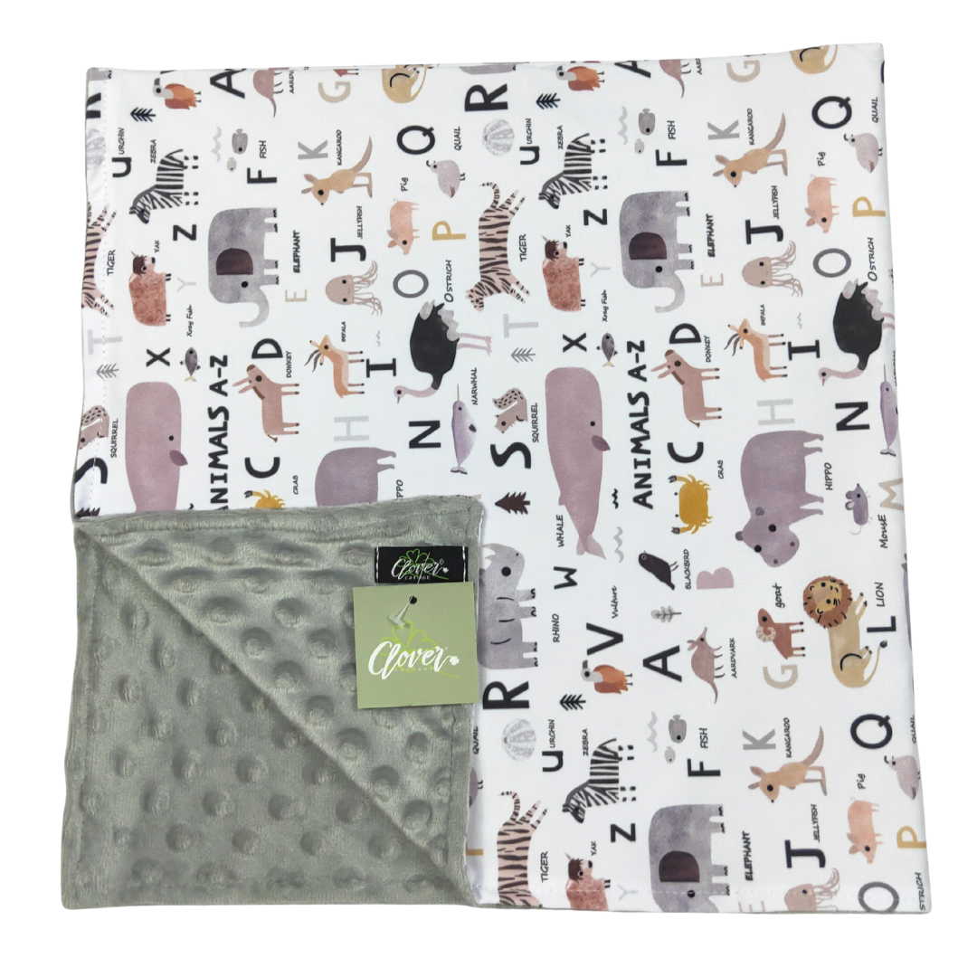 Animal Alphabet Blanket