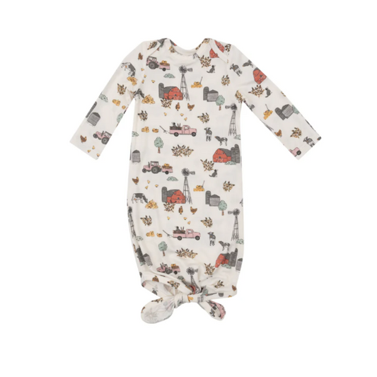 Hay Farmer Knotted Gown