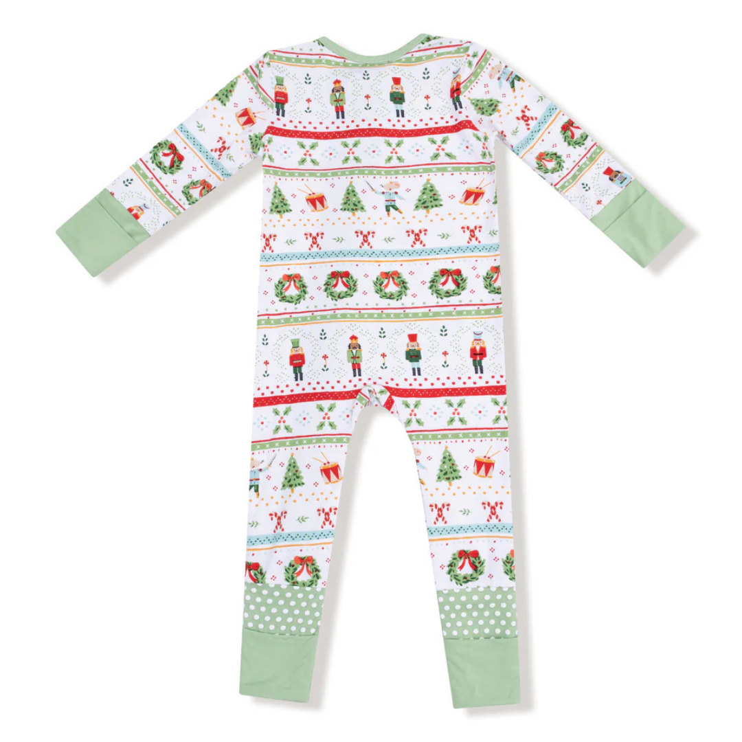 Nutcracker Fair Isle Convertible Romper