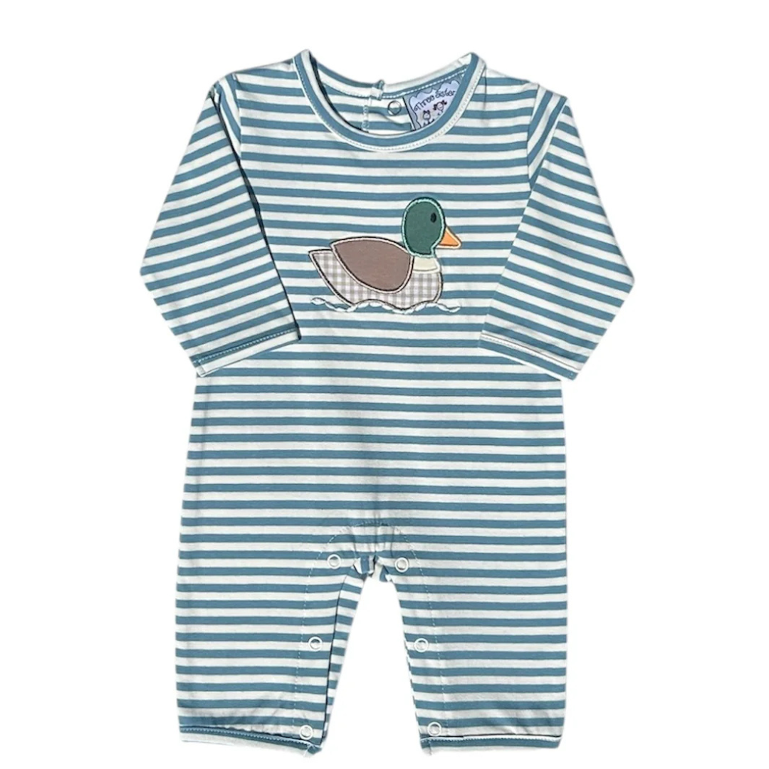 Duck Applique Boys Romper