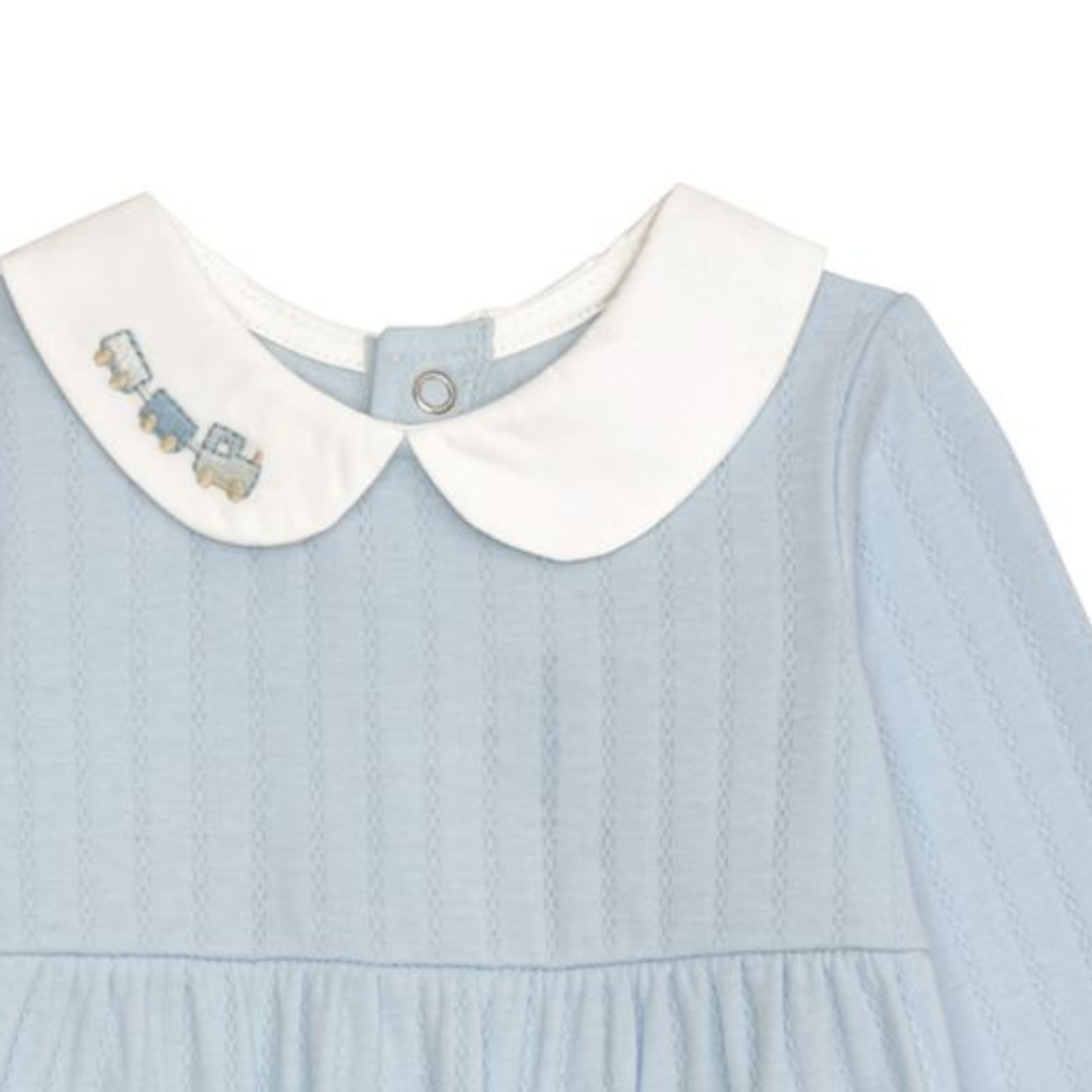 Blue Layette Train Sleeper