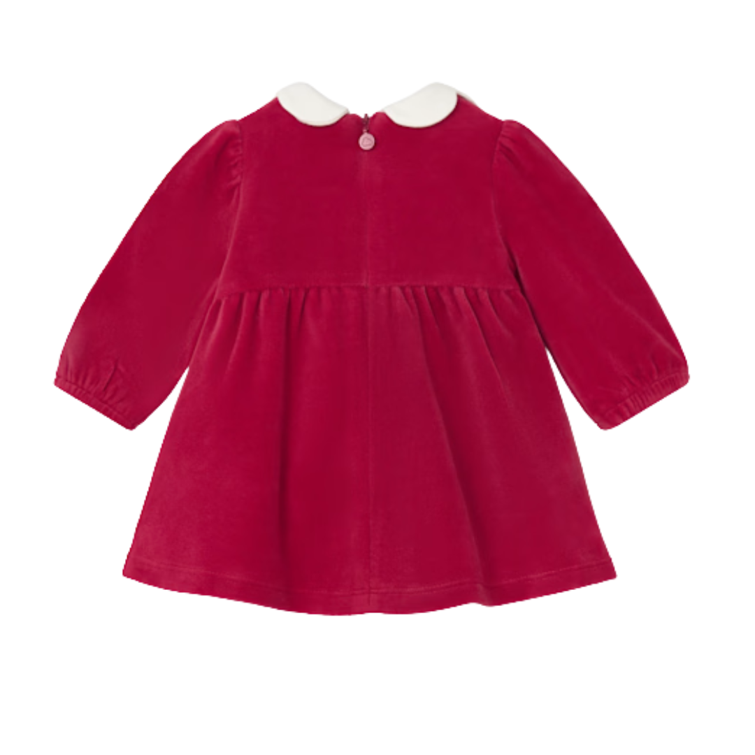 Cherry Velour Dress
