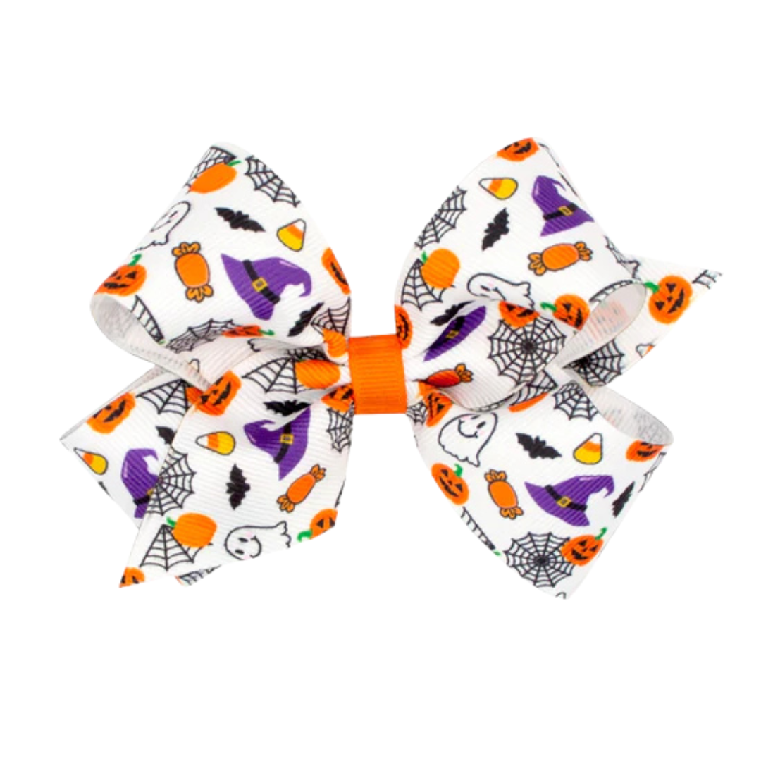 Halloween Printed Wee Ones Bows