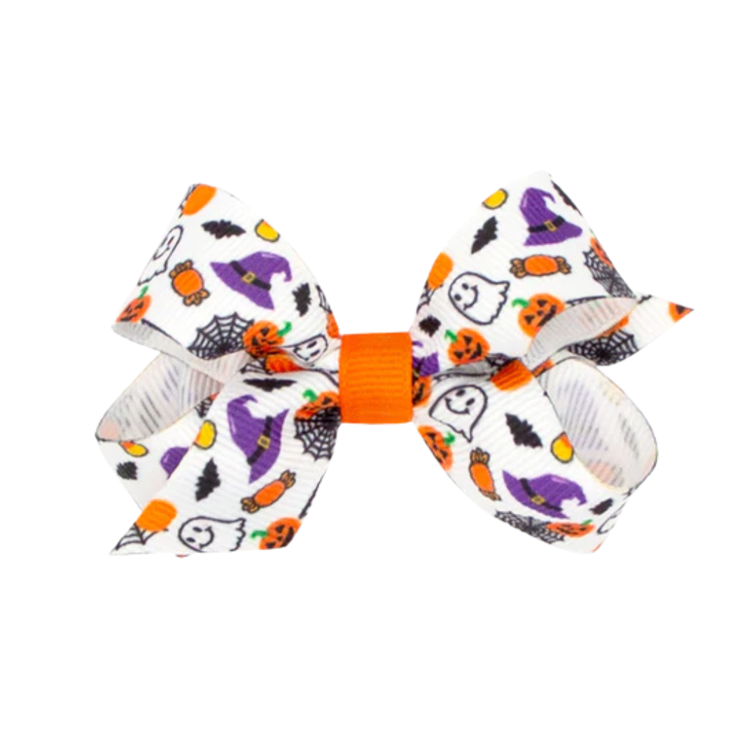 Halloween Printed Wee Ones Bows