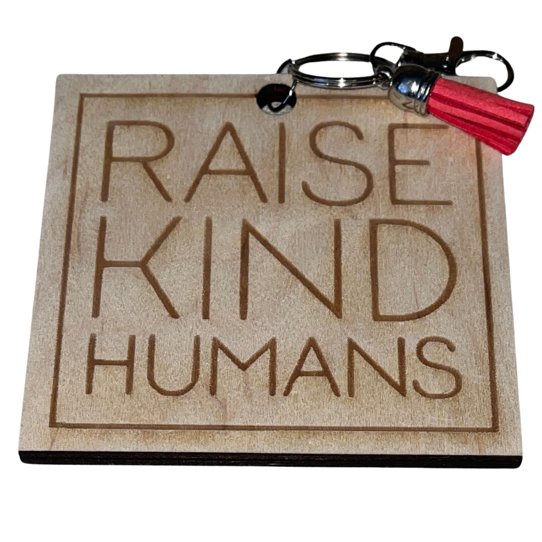 Square Raise Kind Humans Diaper Tag