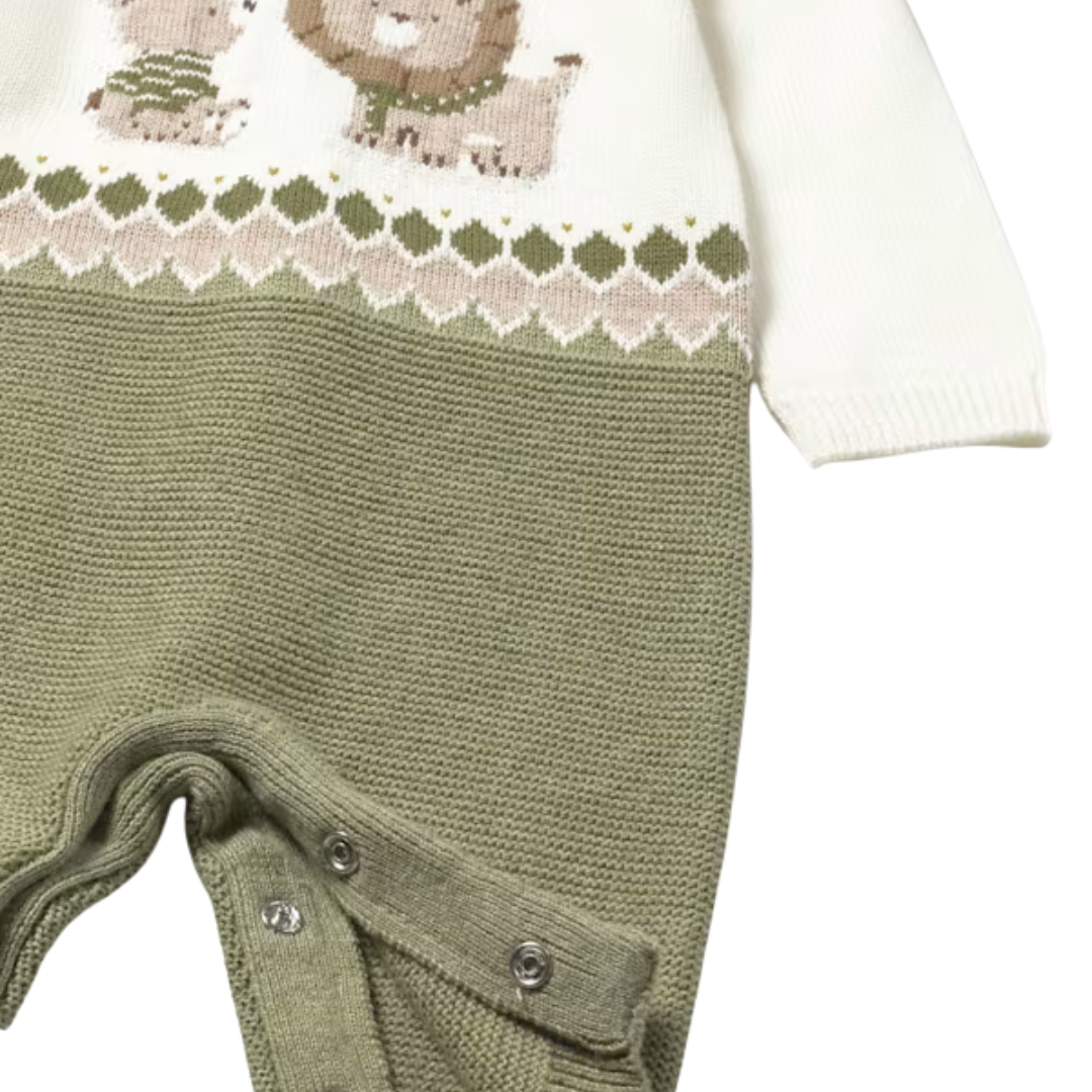 Wild Snuggles Knit Romper