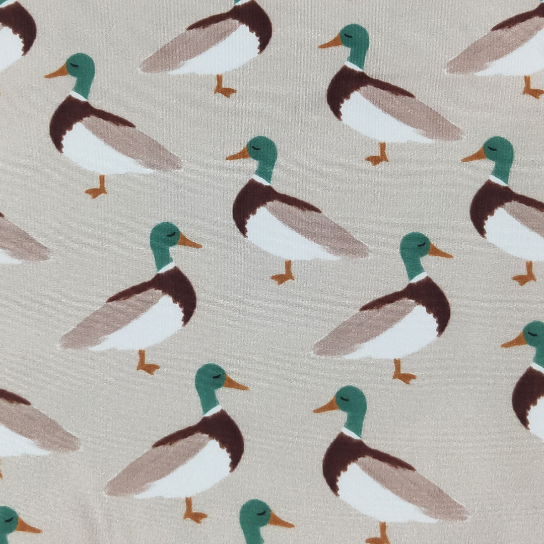Khaki Mallard Boy Romper