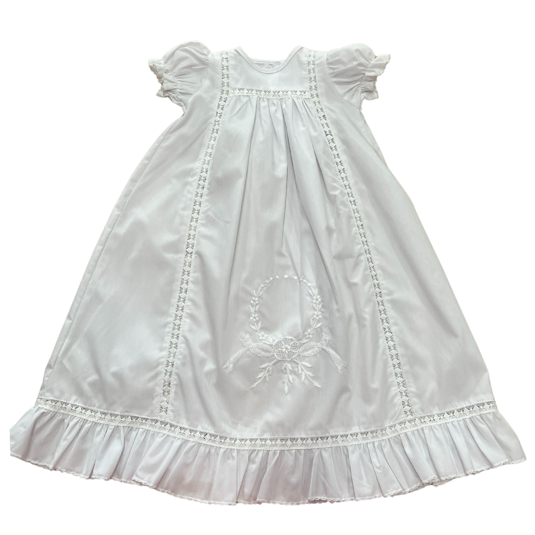 Veniecia EMB Wreath/Flower Day Gown
