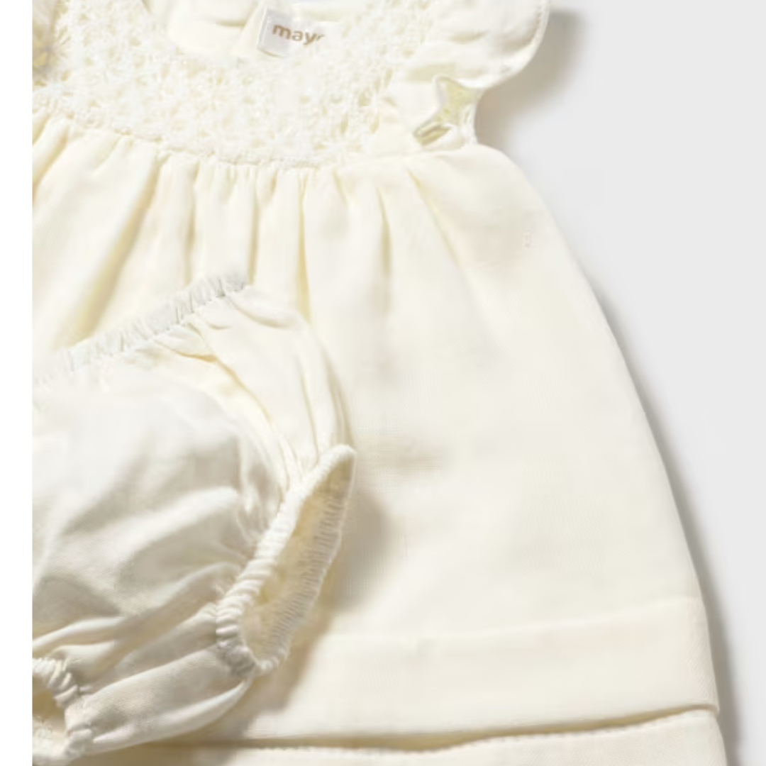 Ivory Crochet Dress