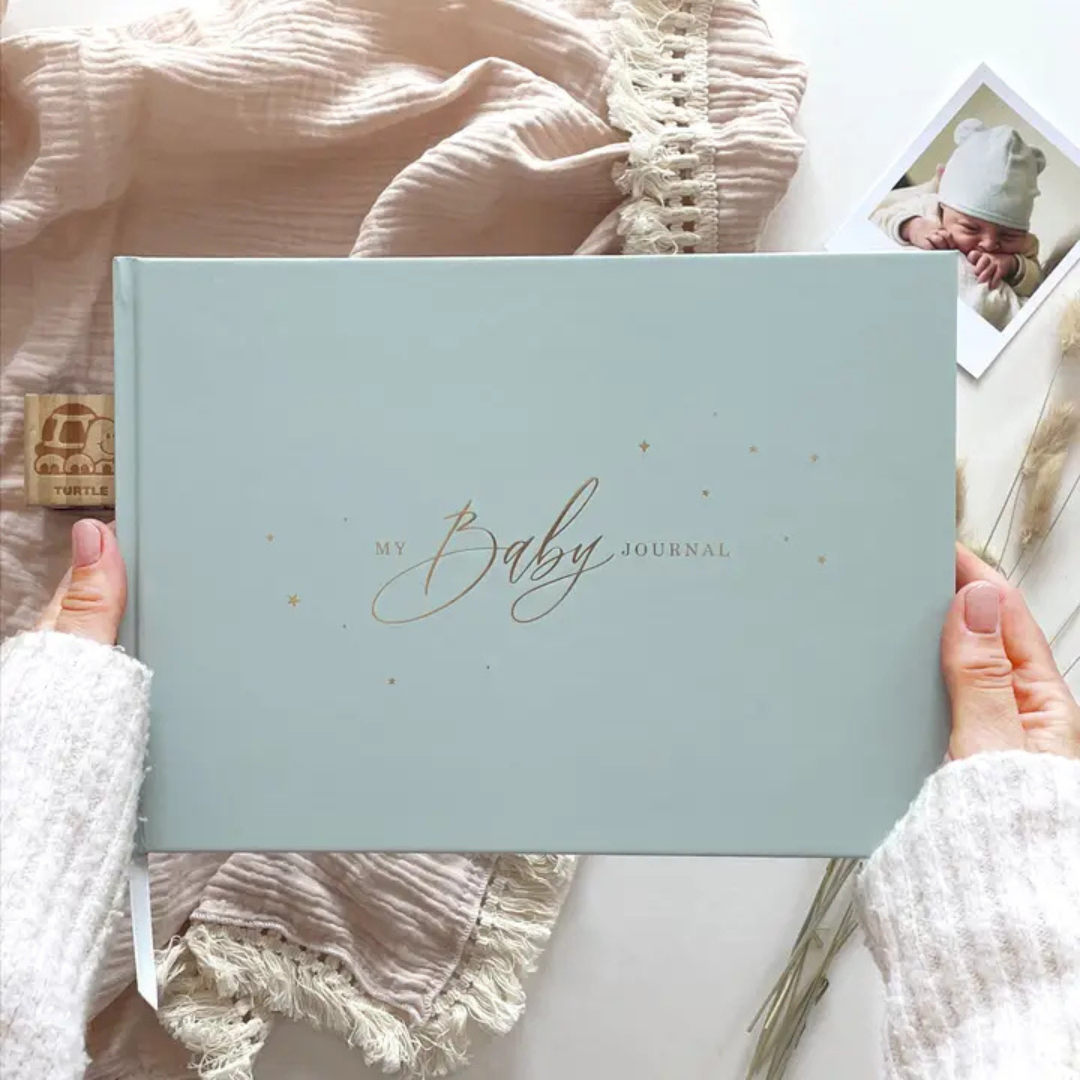 Blush & Gold Newborn Keepsake Memory Journal