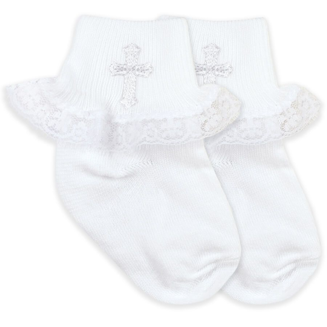 Christening Lace Sock