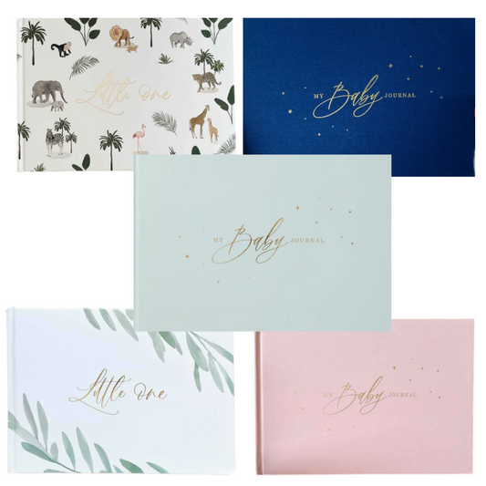 Blush & Gold Newborn Keepsake Memory Journal