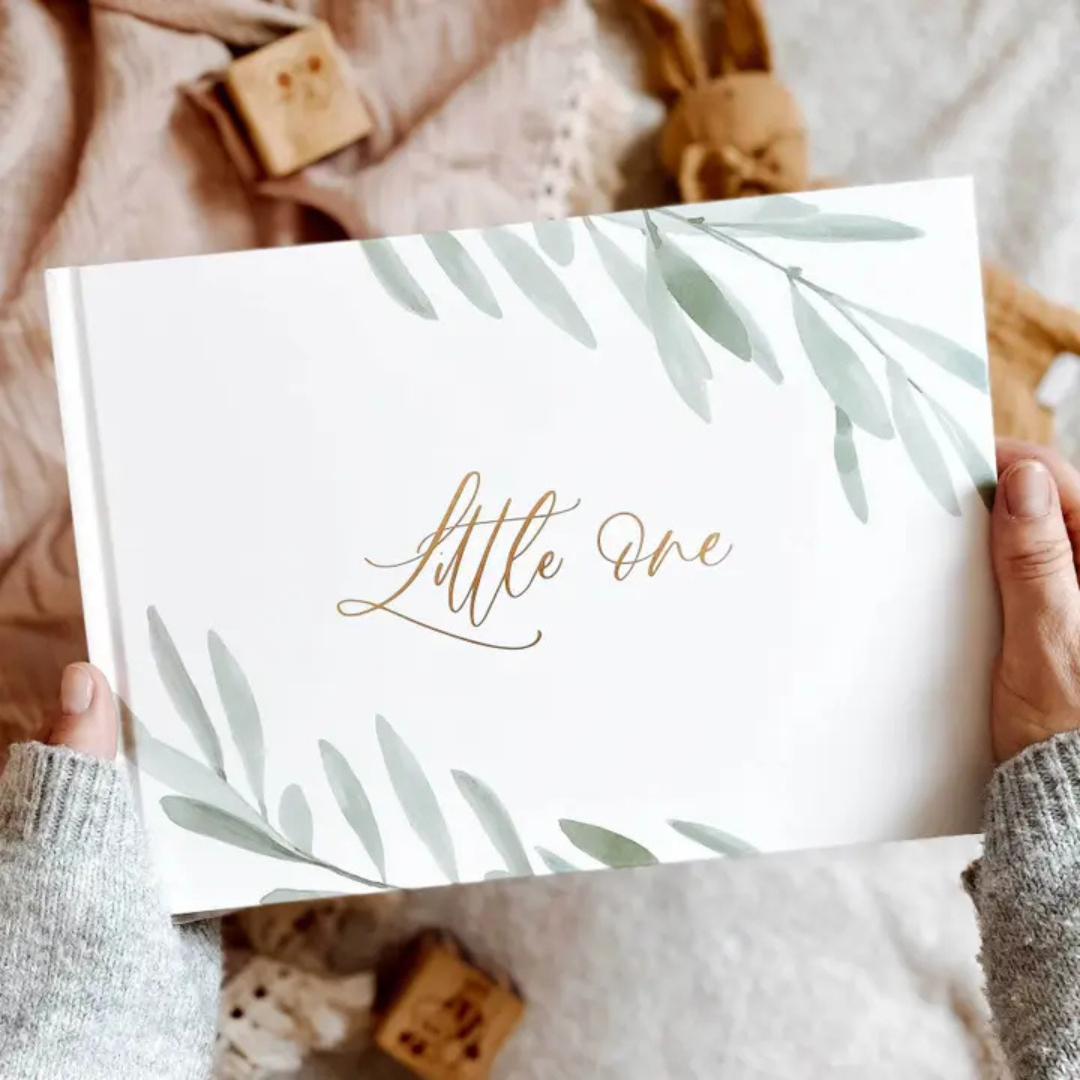 Blush & Gold Newborn Keepsake Memory Journal