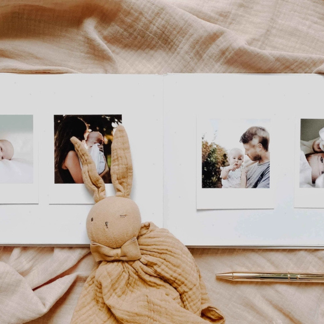 Blush & Gold Newborn Keepsake Memory Journal