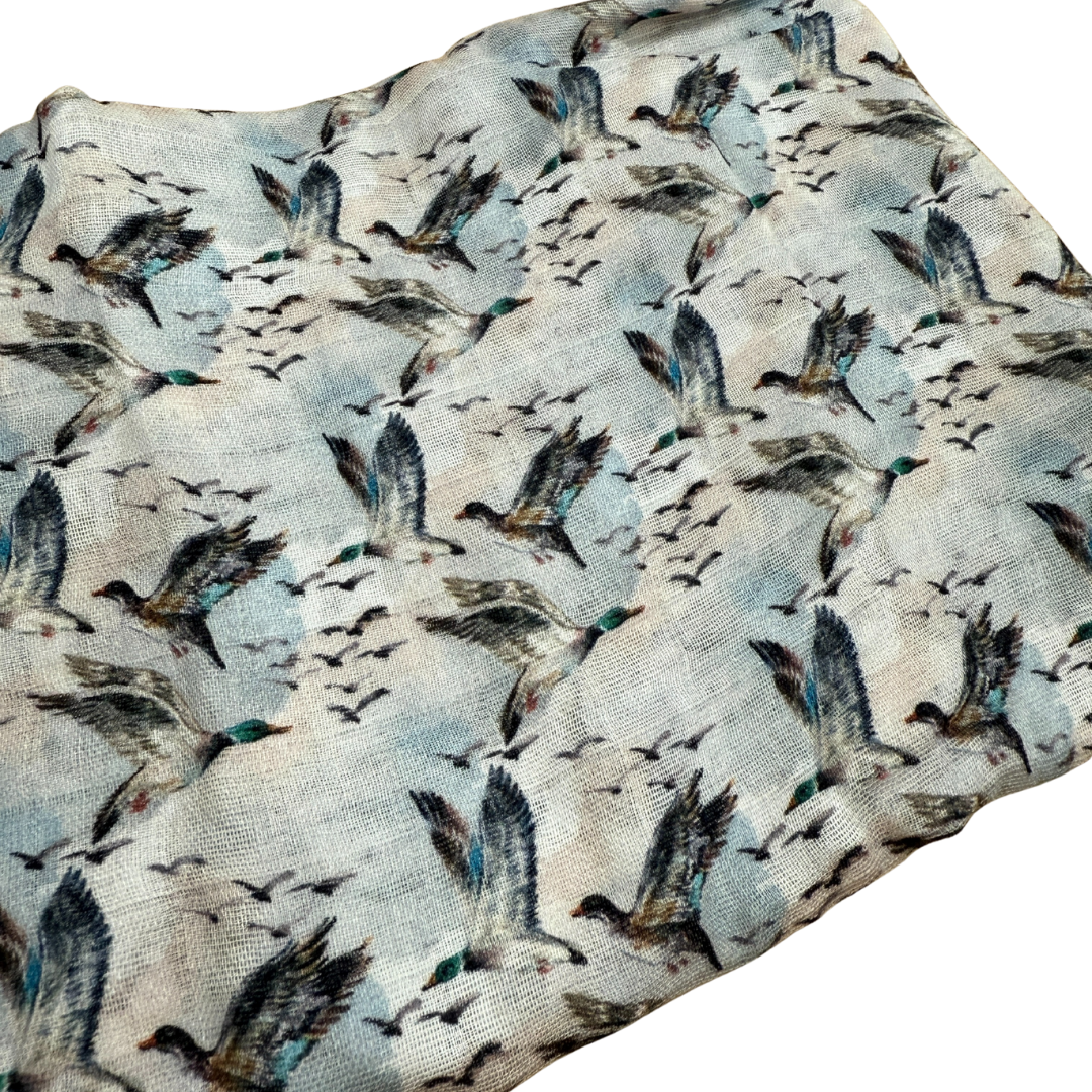 Mallard Sky Swaddle Blanket