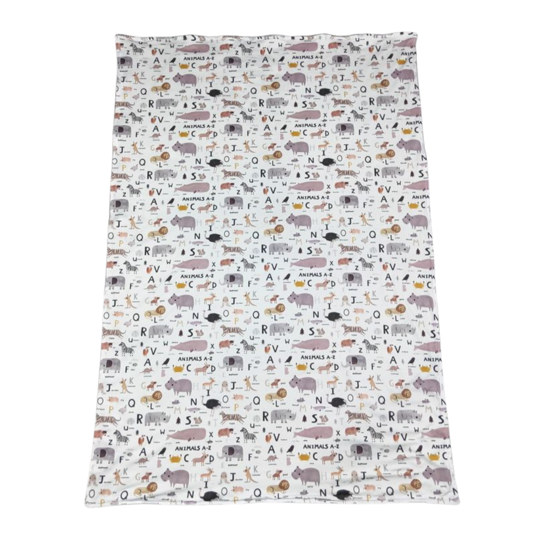 Animal Alphabet Blanket