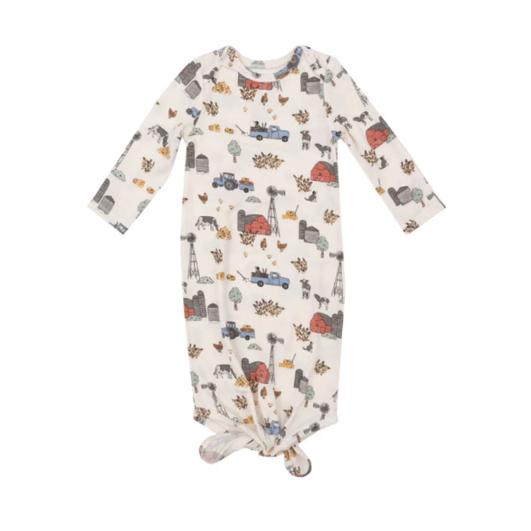 Hay Farmer Knotted Gown