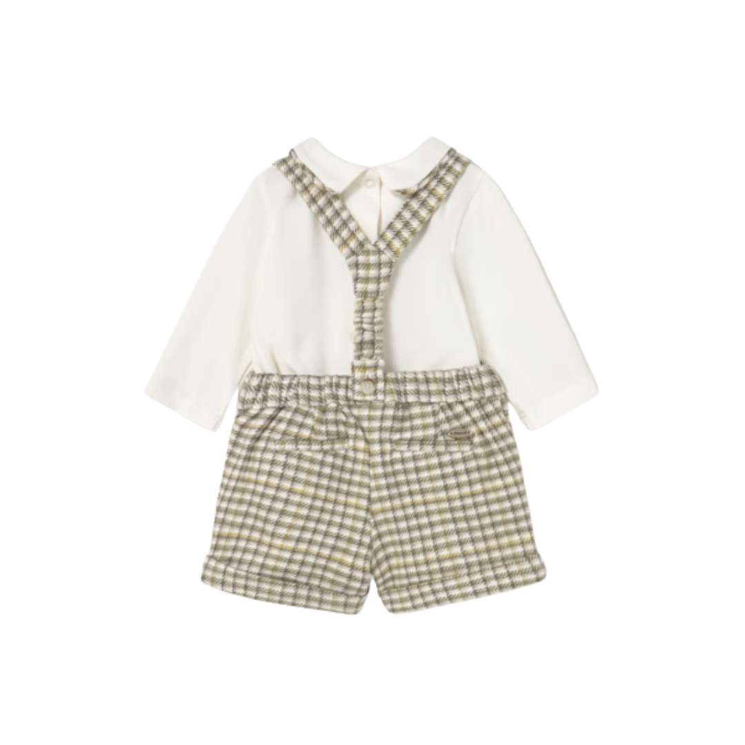 Olive Plaid Set