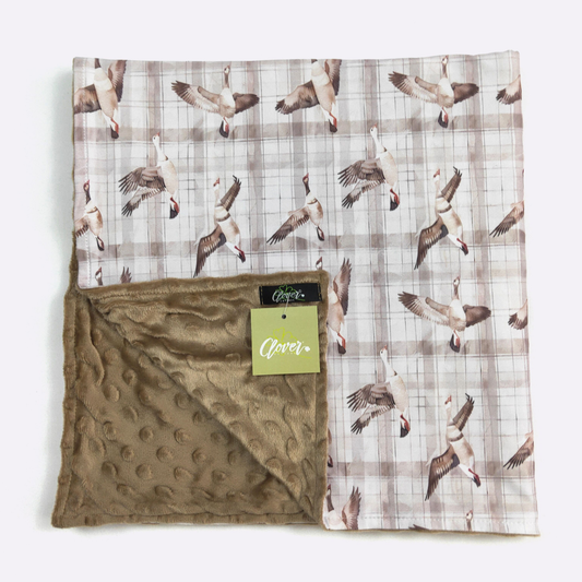 Plaid Mallard Blanket
