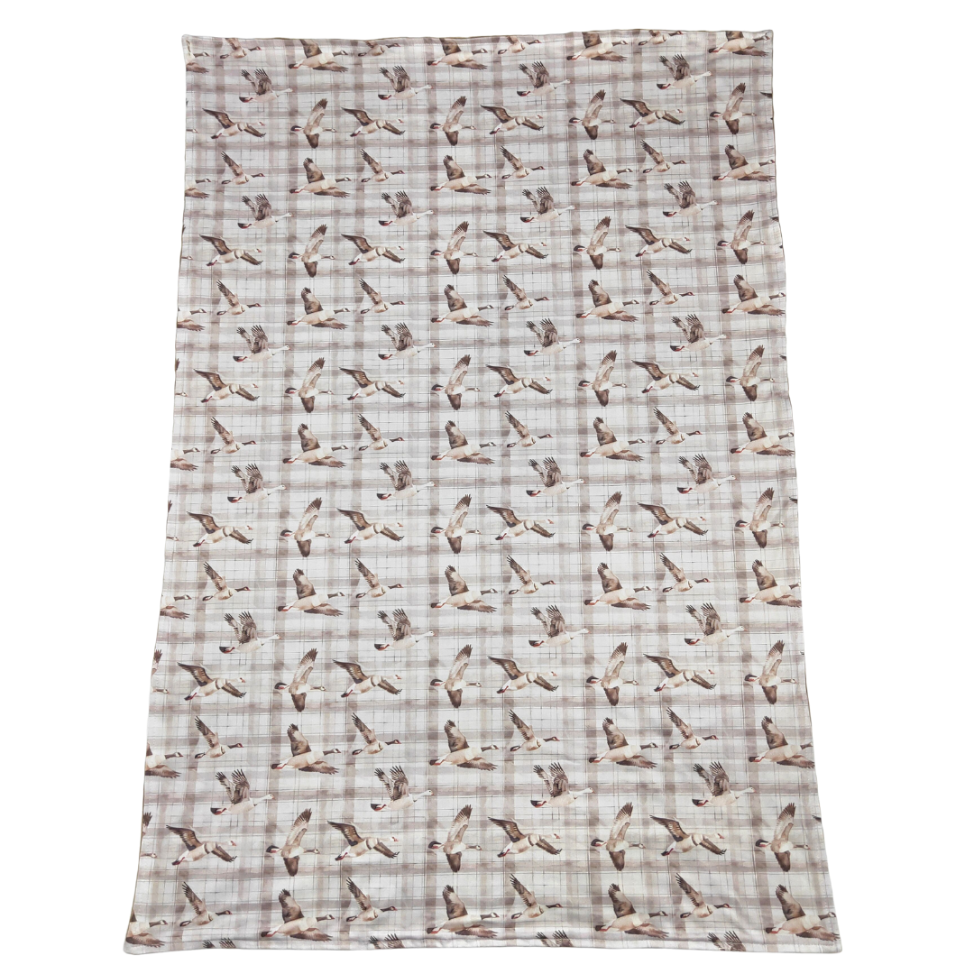 Plaid Mallard Blanket