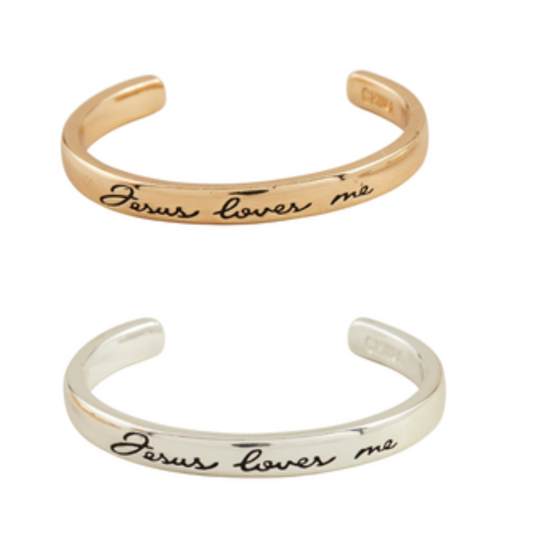 Jesus Loves Me Cuffs