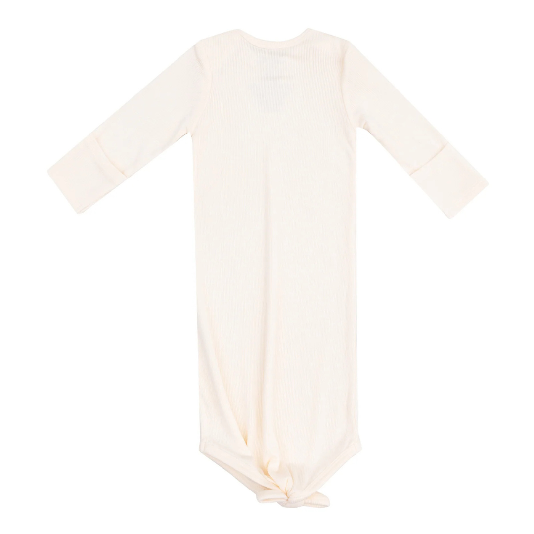 Sugar Swizzle Ribbed Knotted Gown