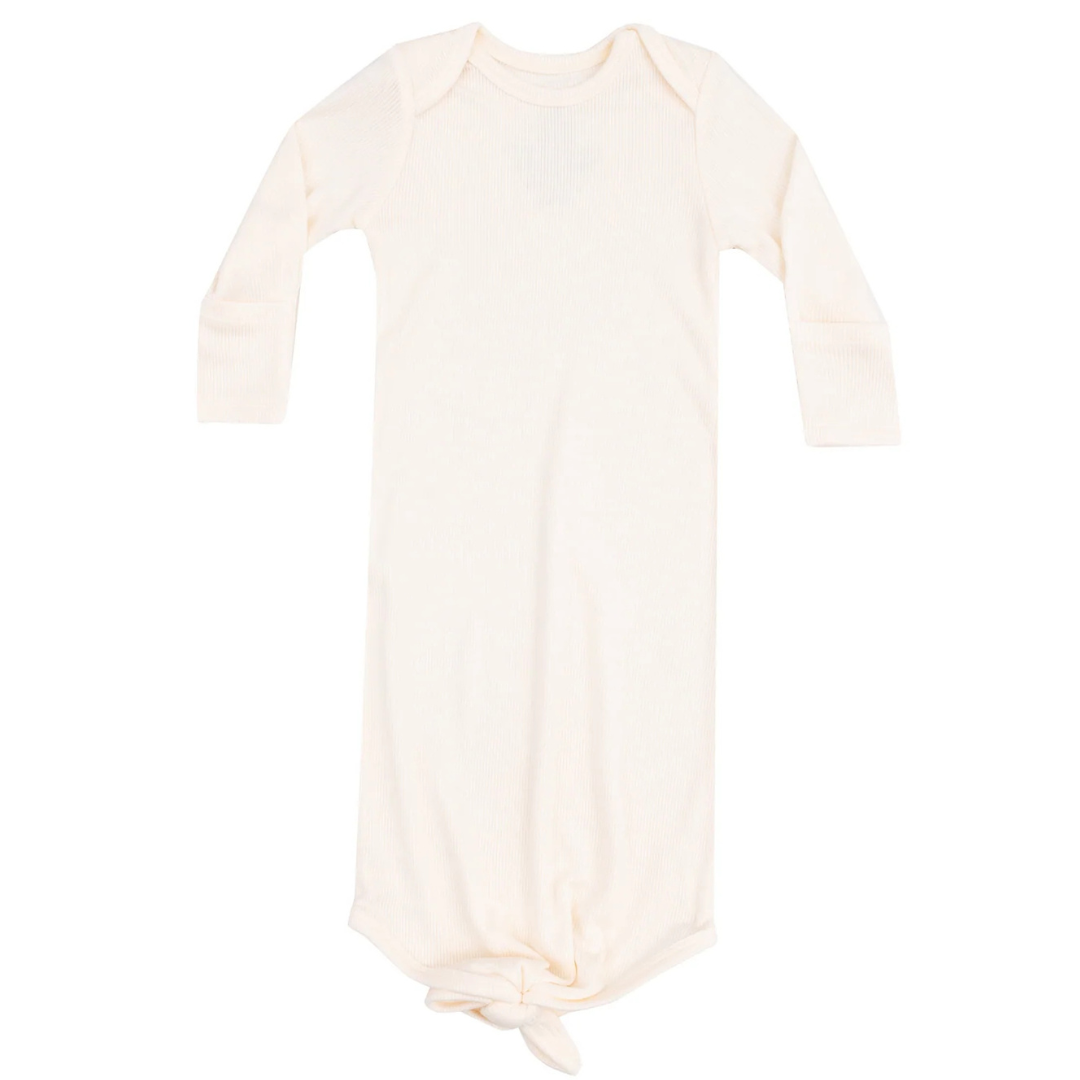 Sugar Swizzle Ribbed Knotted Gown