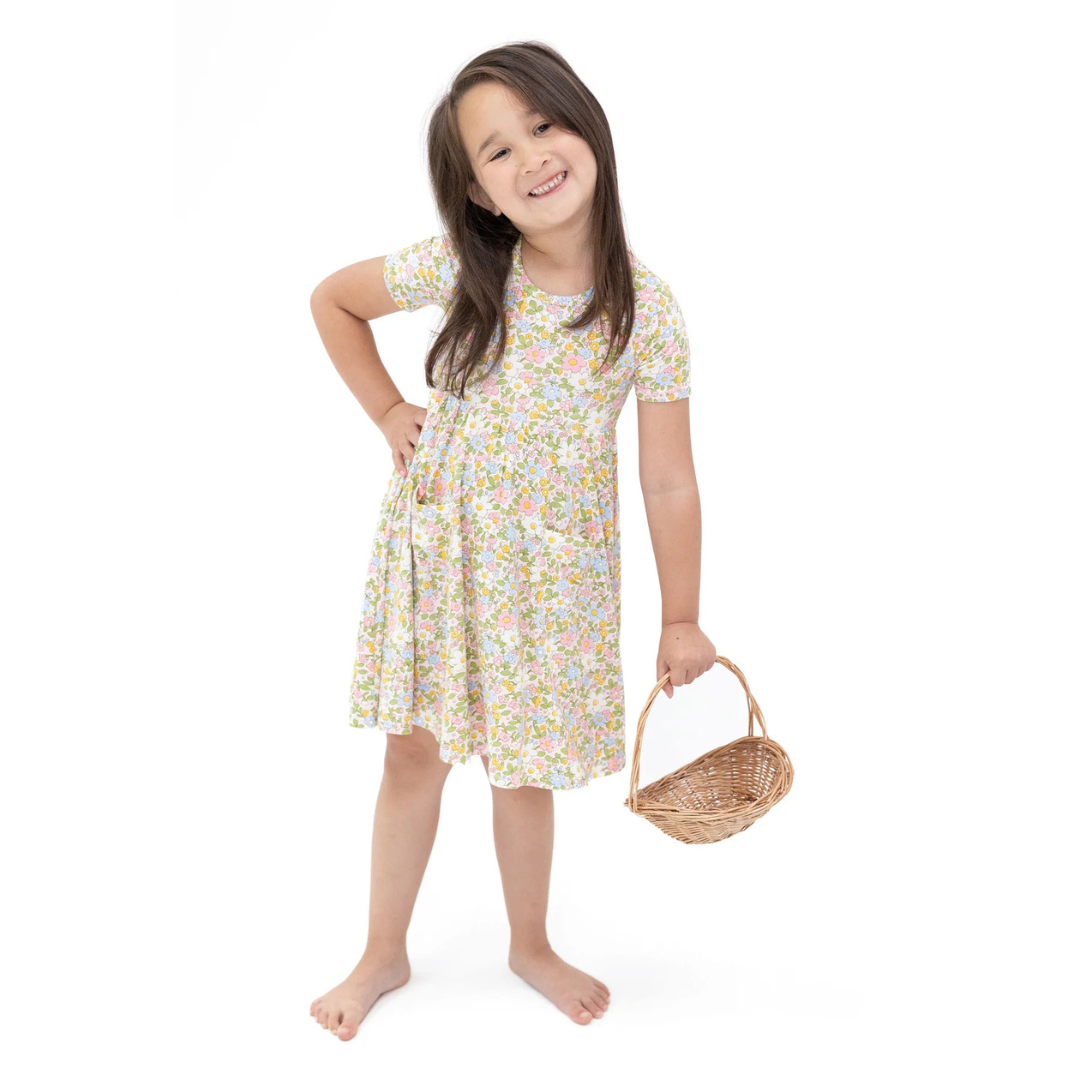 Bubbly Baby Calico Twirly Dress